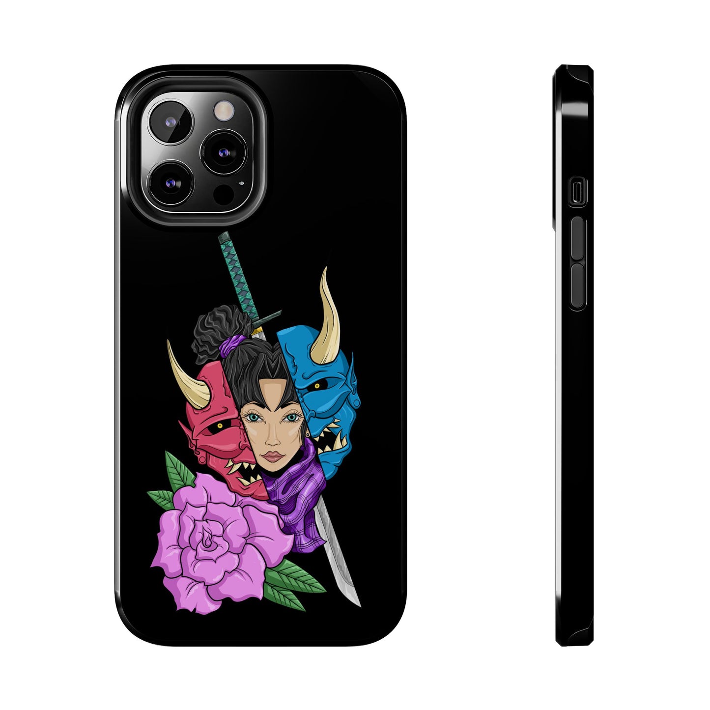 Girl Behind The Mask Tough Phone Case