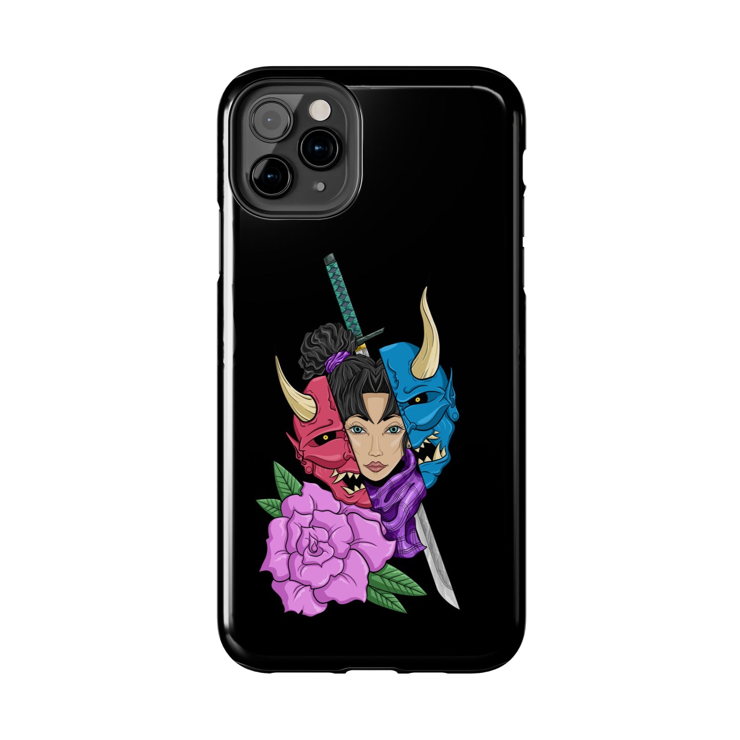 Girl Behind The Mask Tough Phone Case