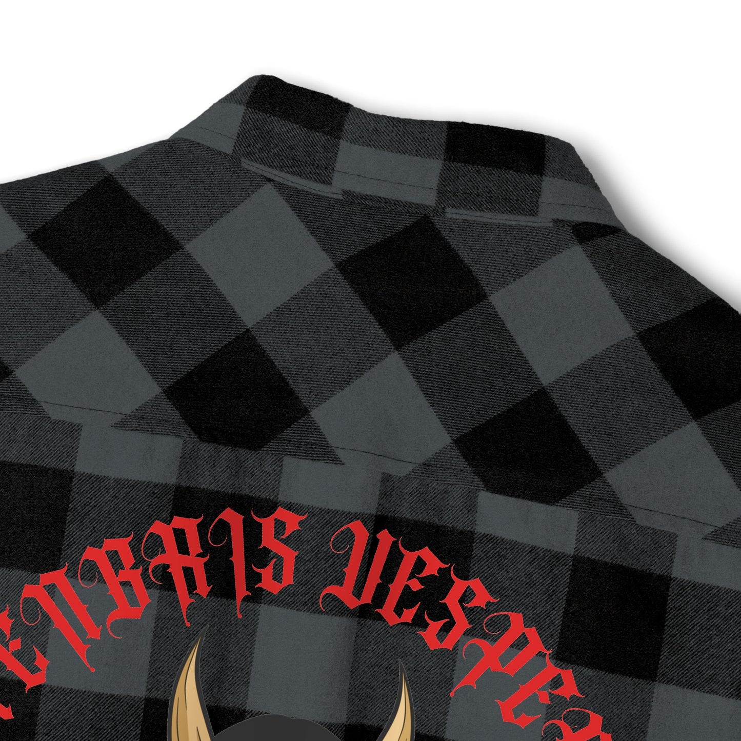 Red Oni Unisex Flannel Shirt
