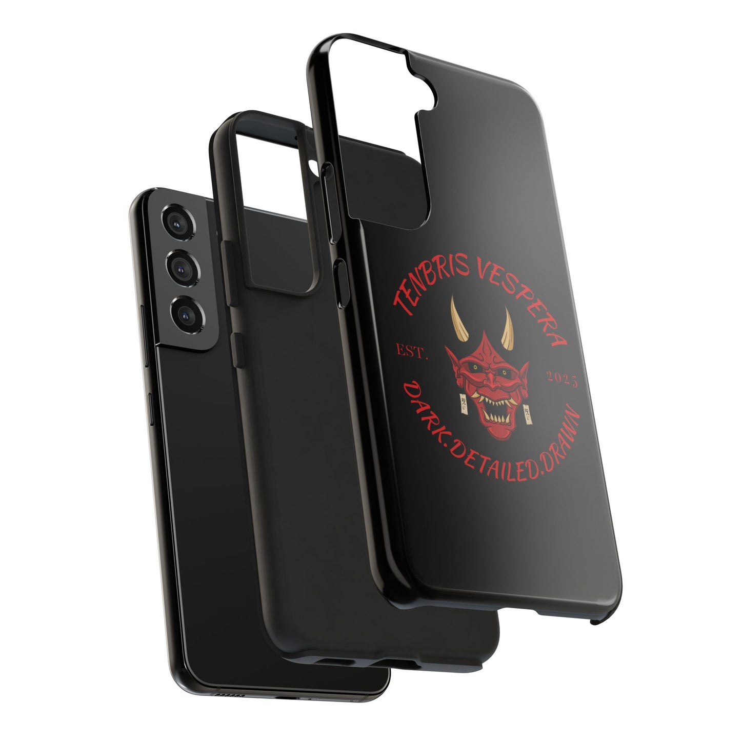 Red Oni Tough Phone Case