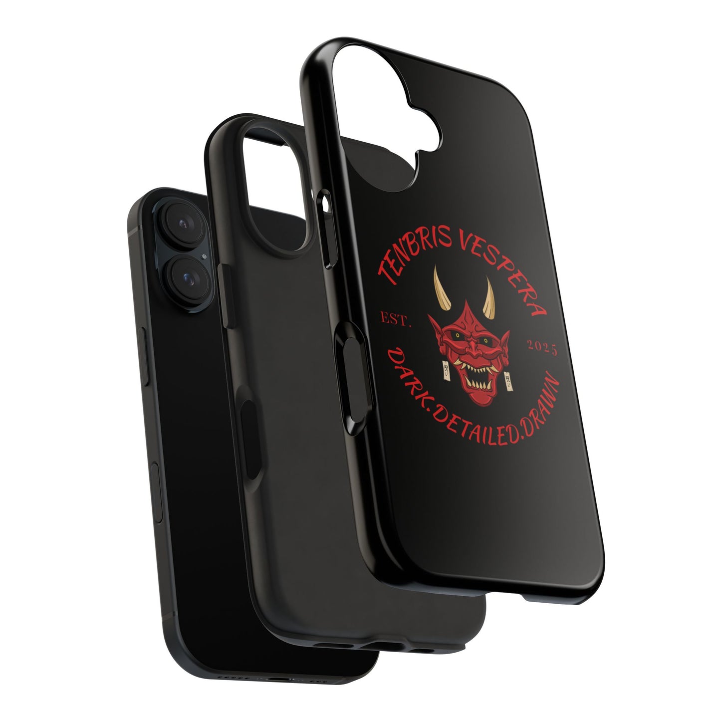Red Oni Tough Phone Case