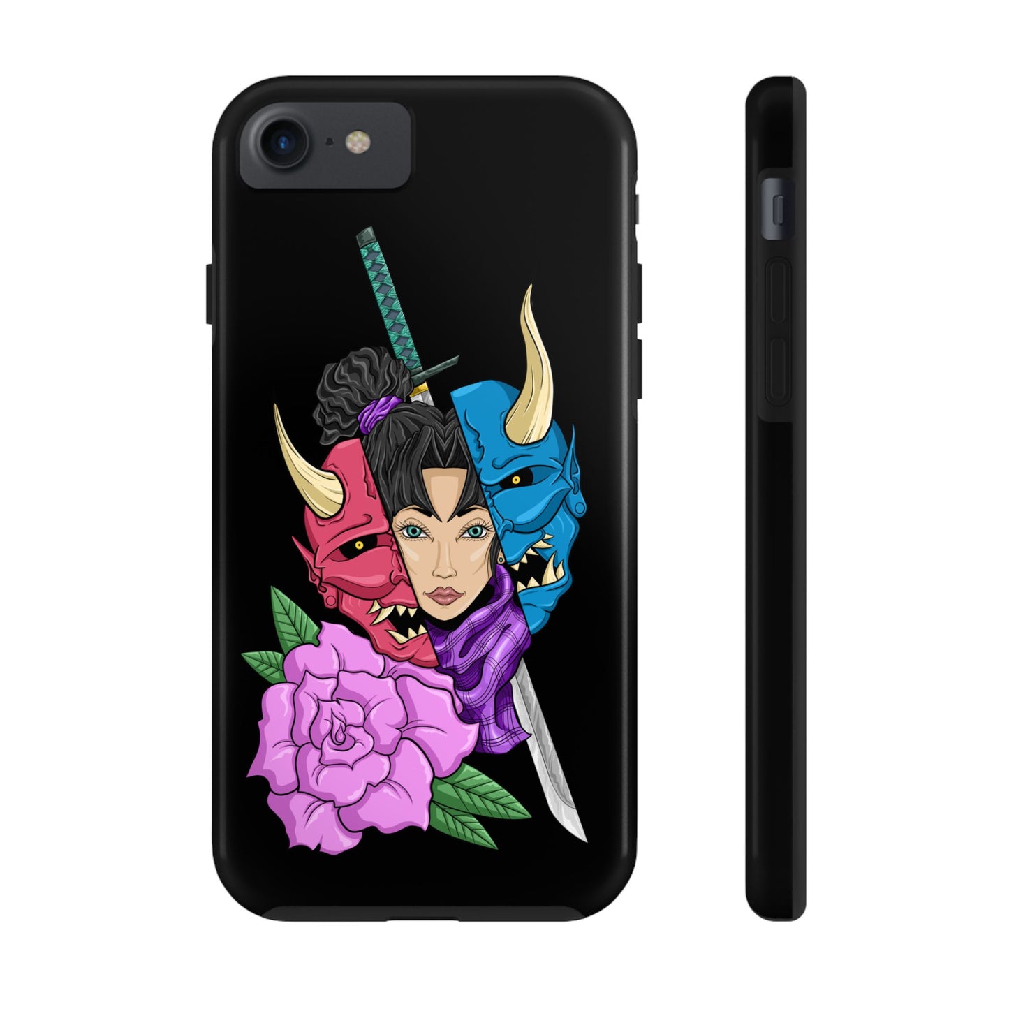 Girl Behind The Mask Tough Phone Case