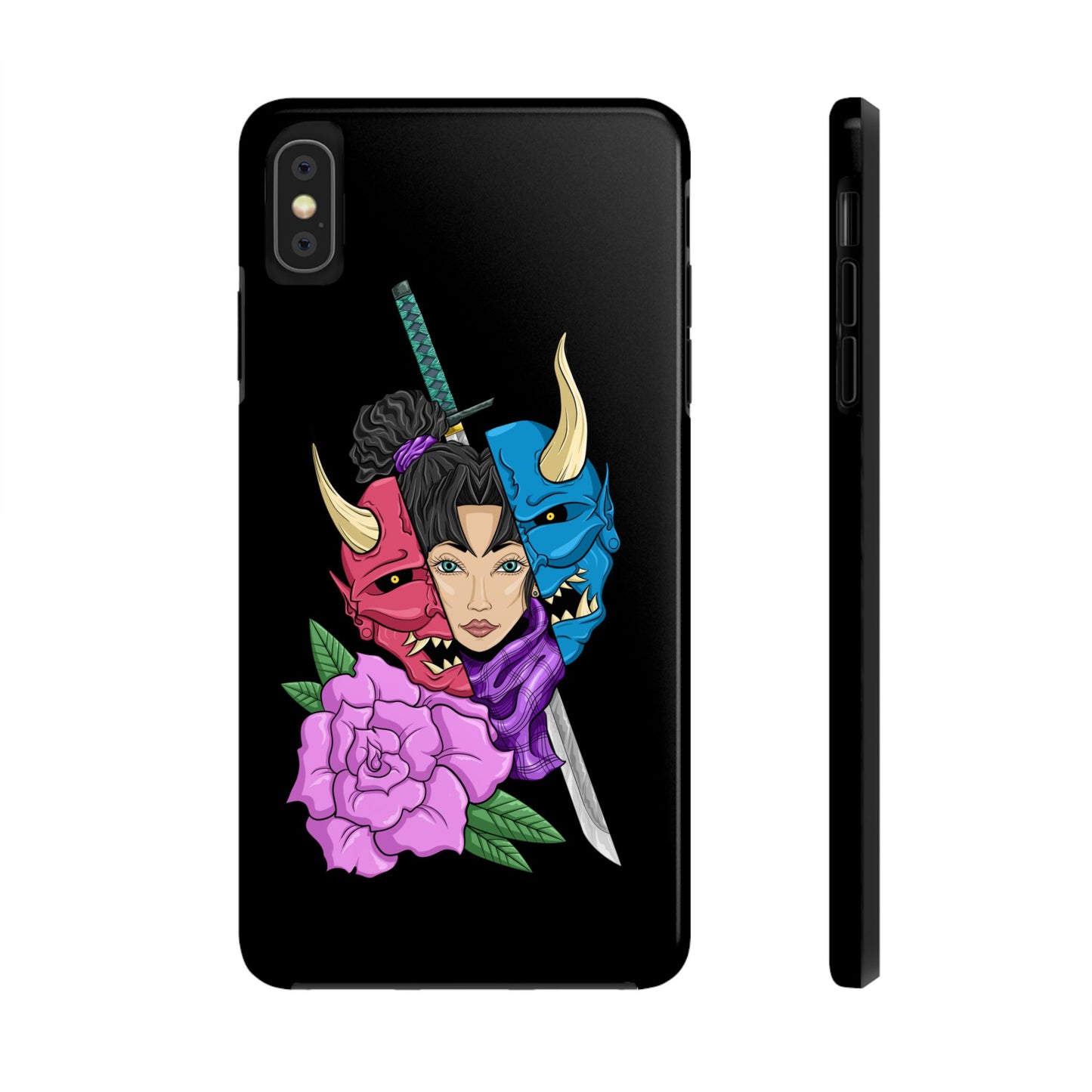 Girl Behind The Mask Tough Phone Case