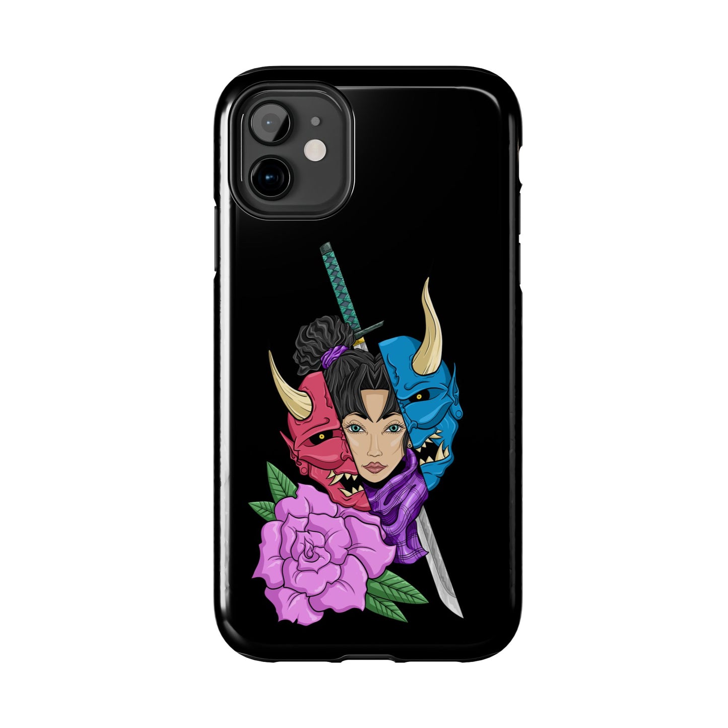 Girl Behind The Mask Tough Phone Case