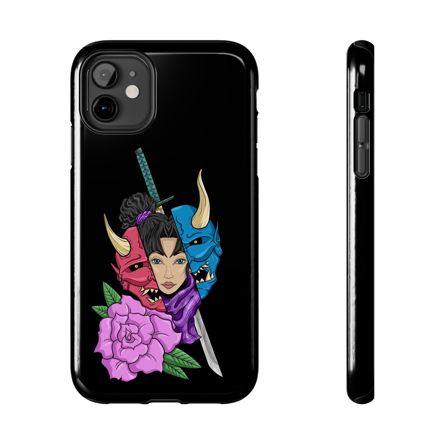Girl Behind The Mask Tough Phone Case