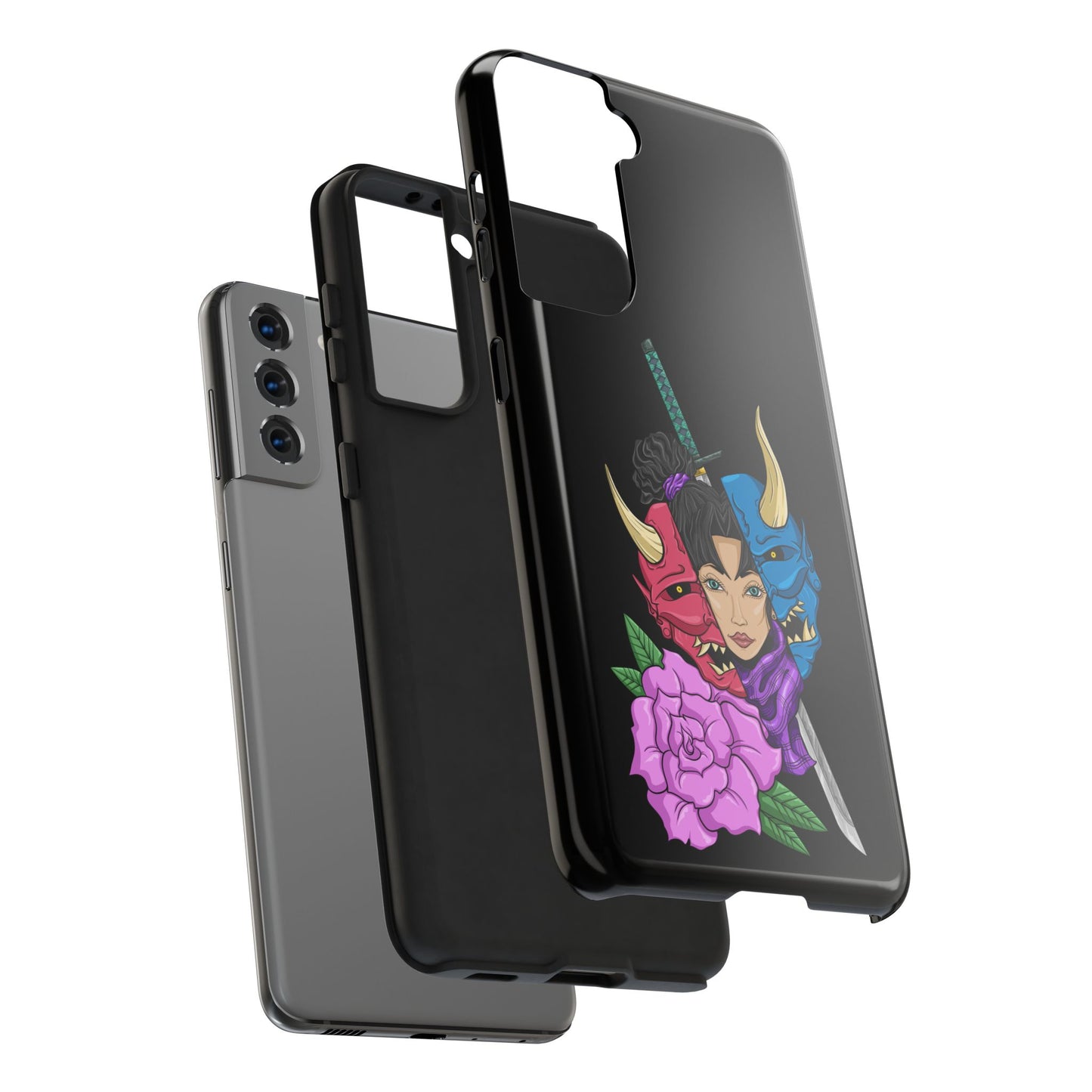 Girl Behind The Mask Tough Phone Case