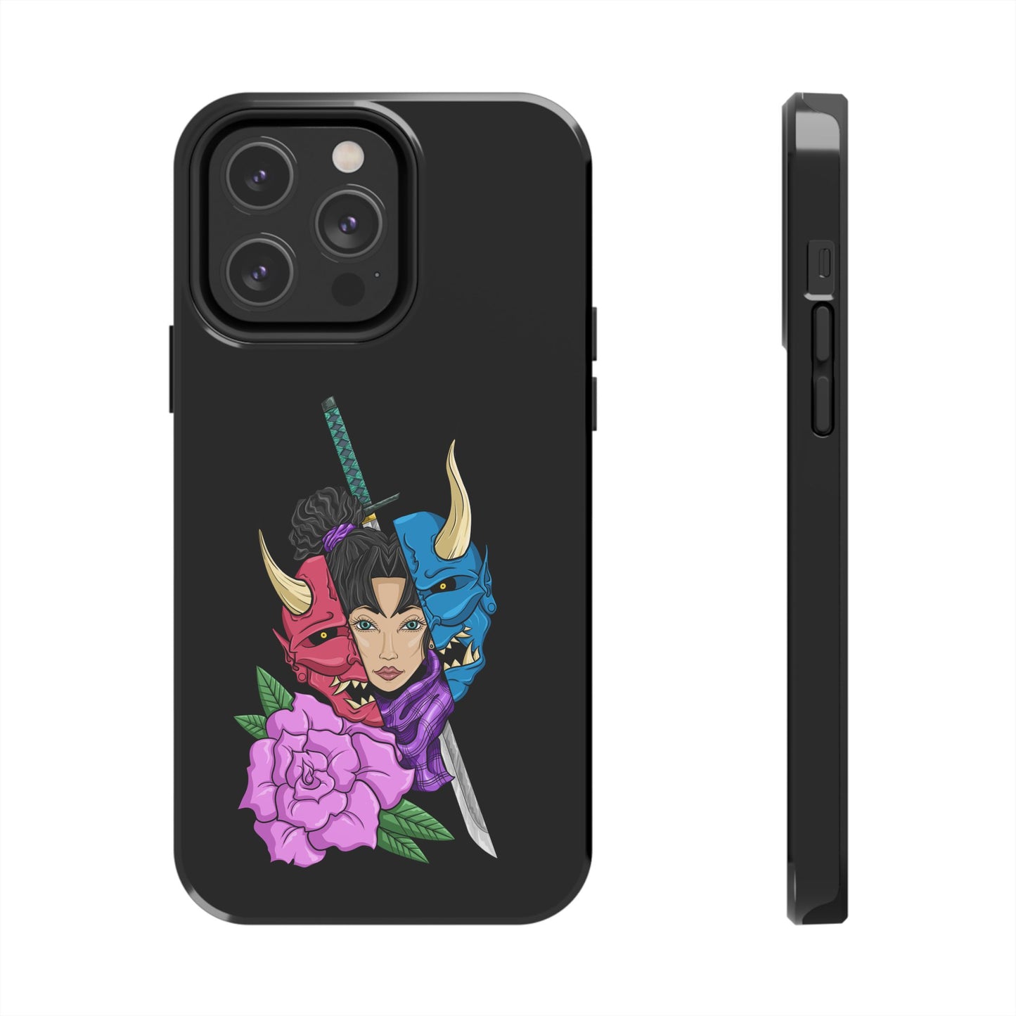 Girl Behind The Mask Tough Phone Case