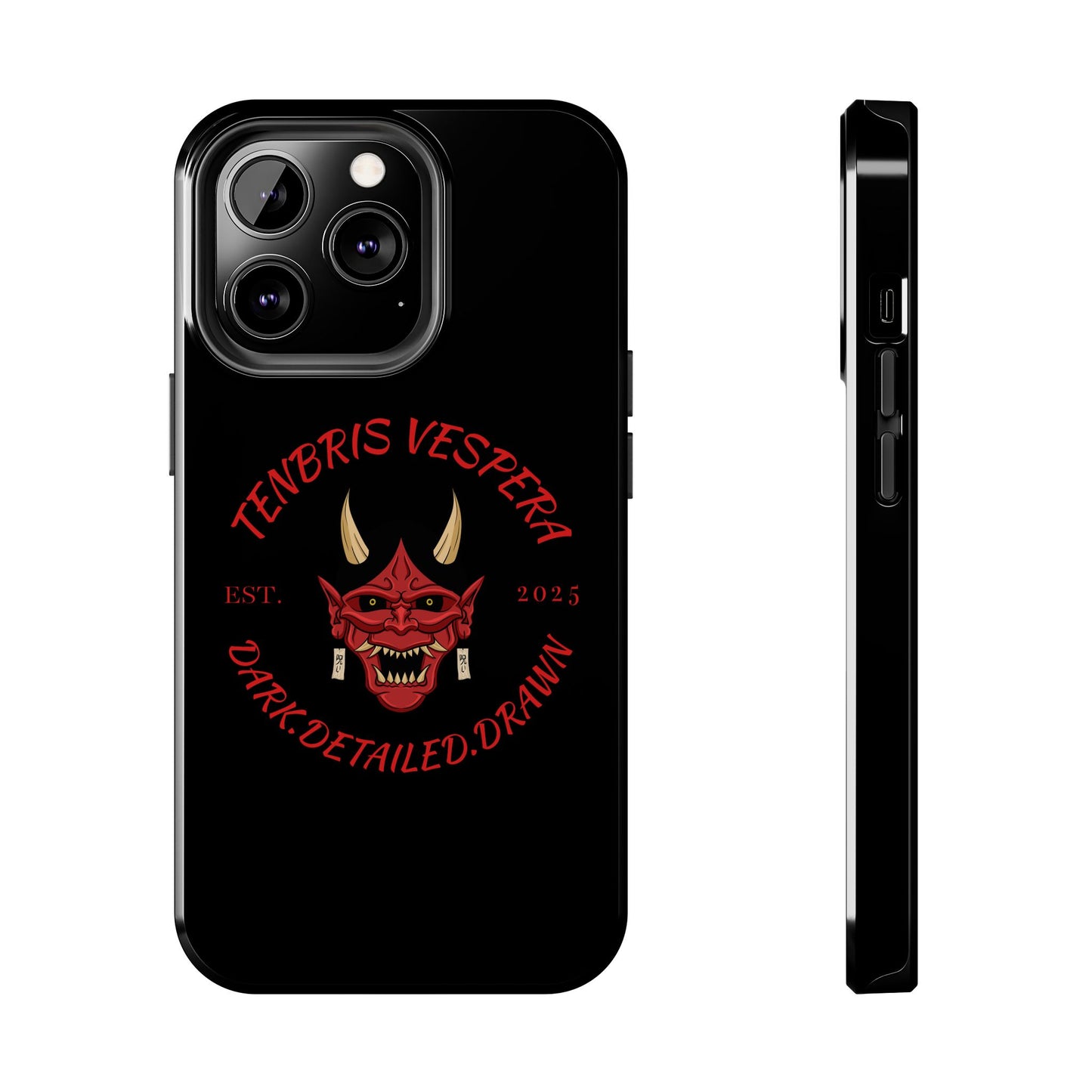 Red Oni Tough Phone Case