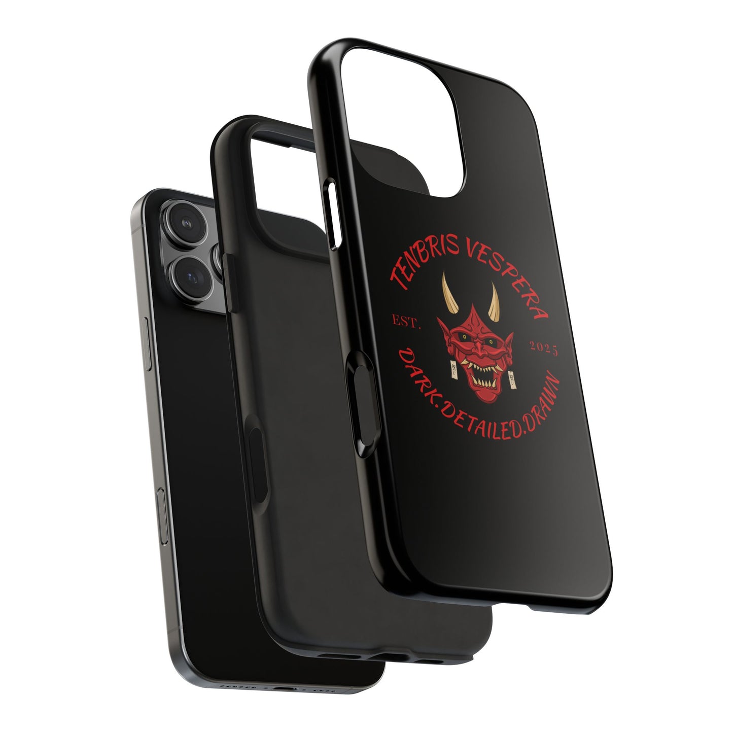 Red Oni Tough Phone Case