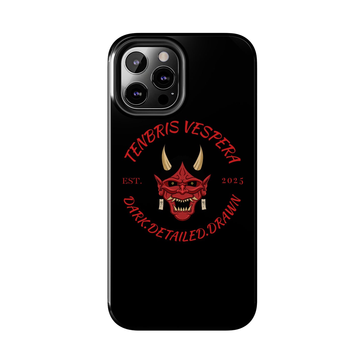 Red Oni Tough Phone Case