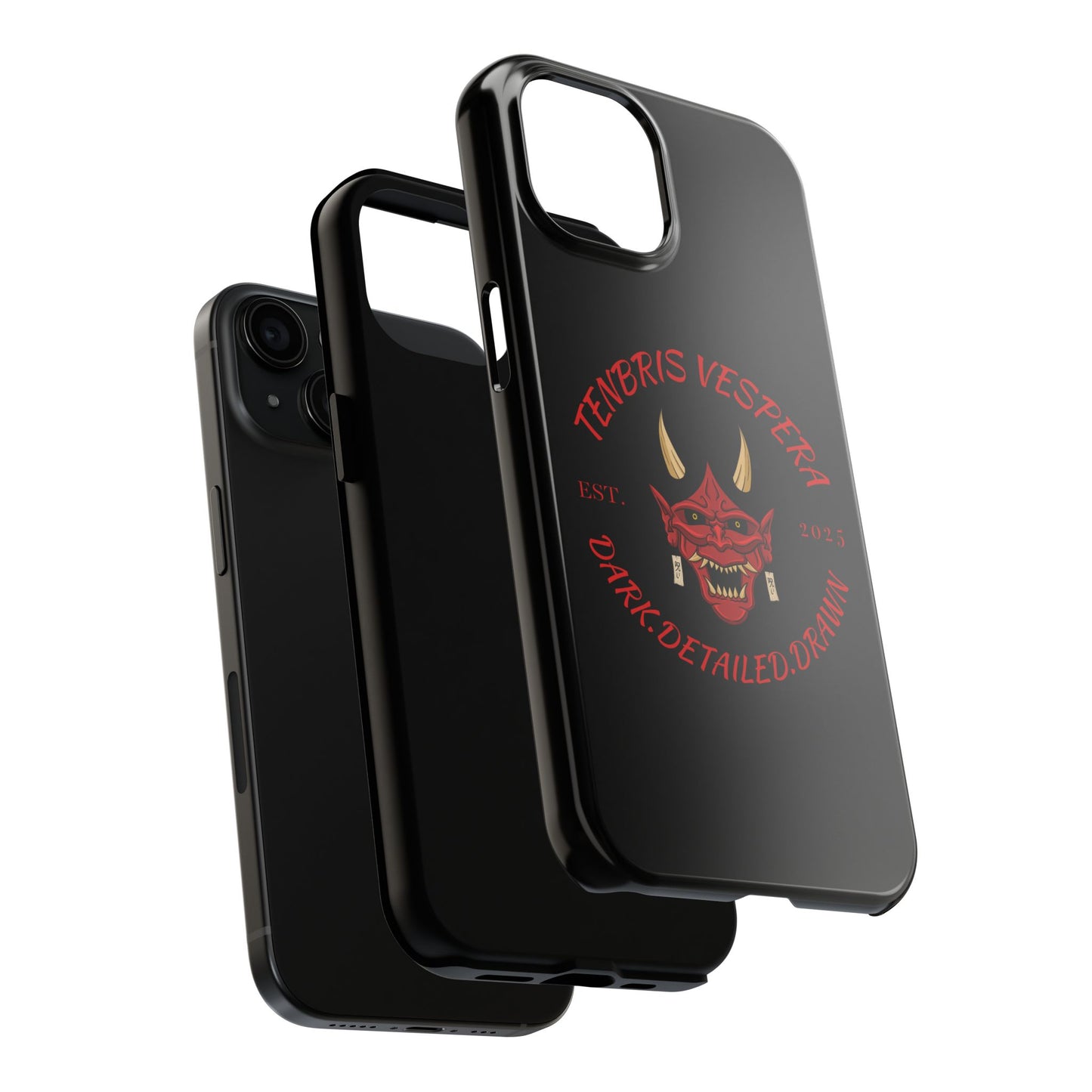 Red Oni Tough Phone Case