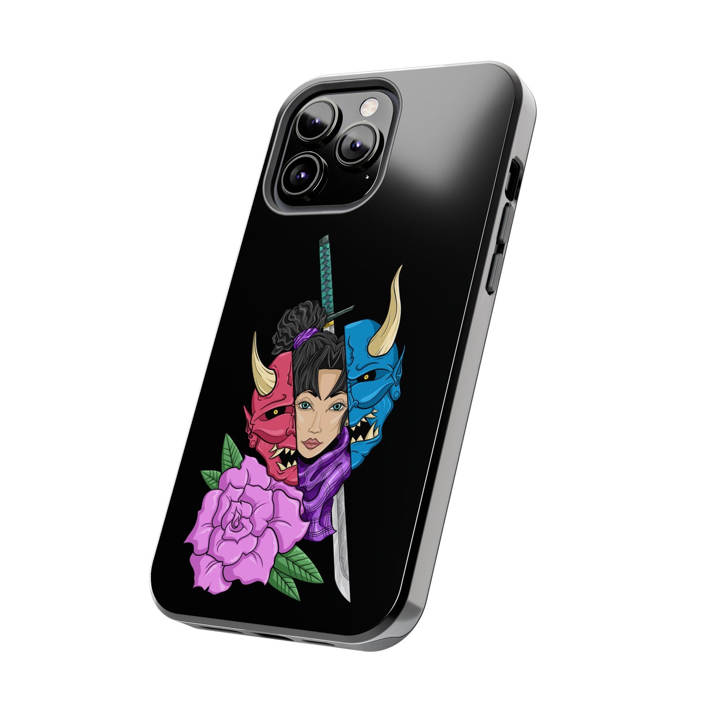 Girl Behind The Mask Tough Phone Case