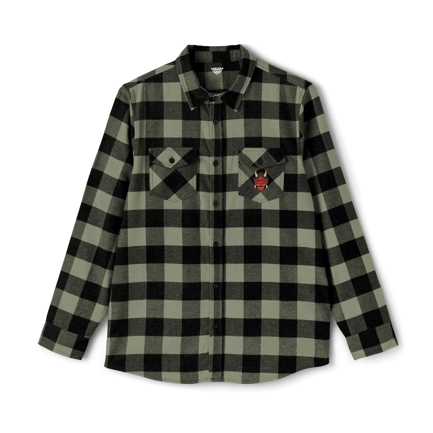 Red Oni Unisex Flannel Shirt