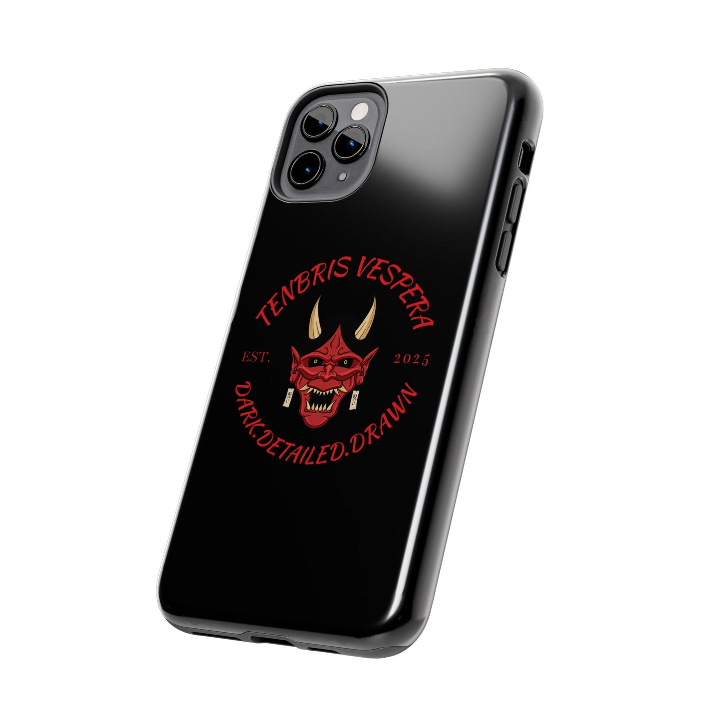Red Oni Tough Phone Case