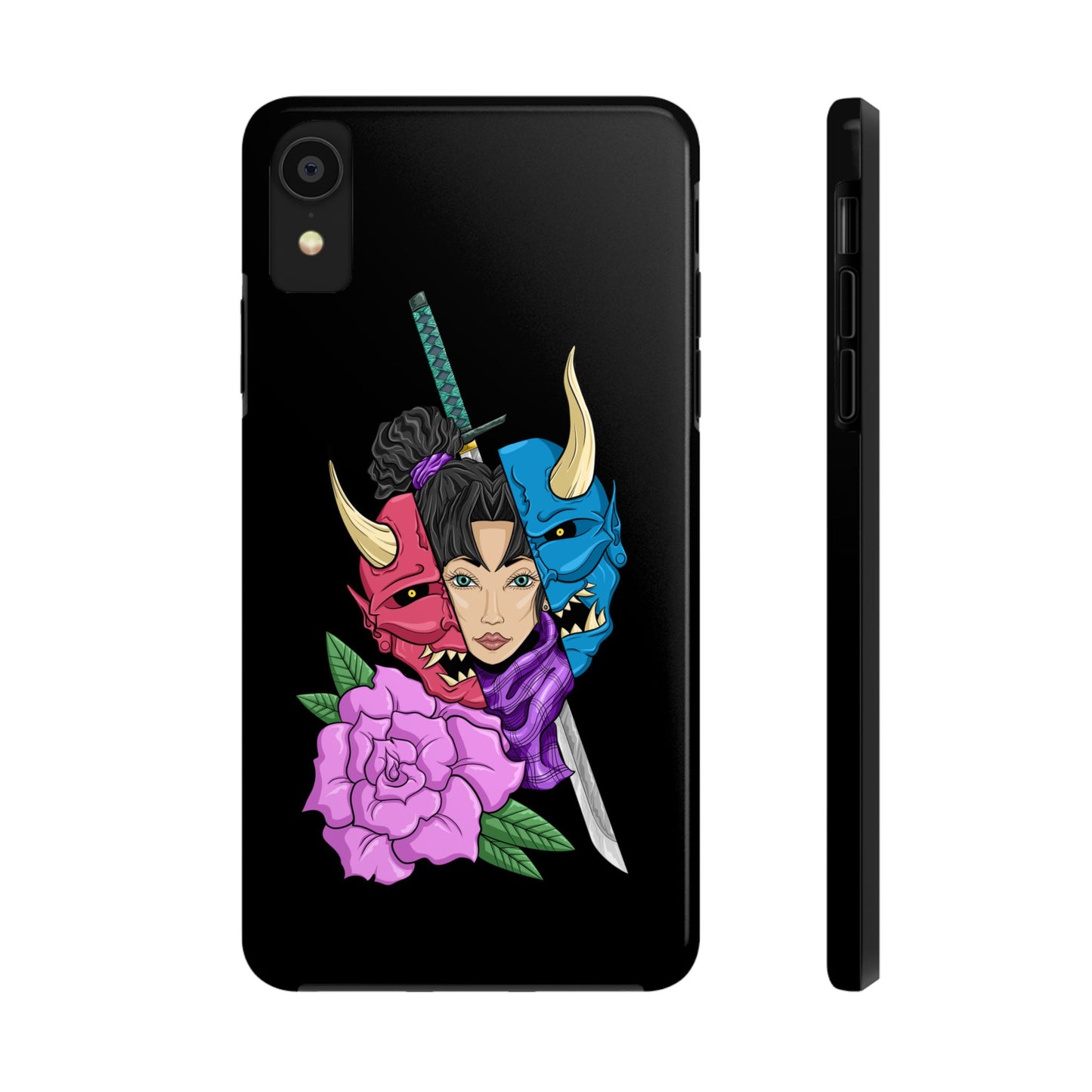 Girl Behind The Mask Tough Phone Case