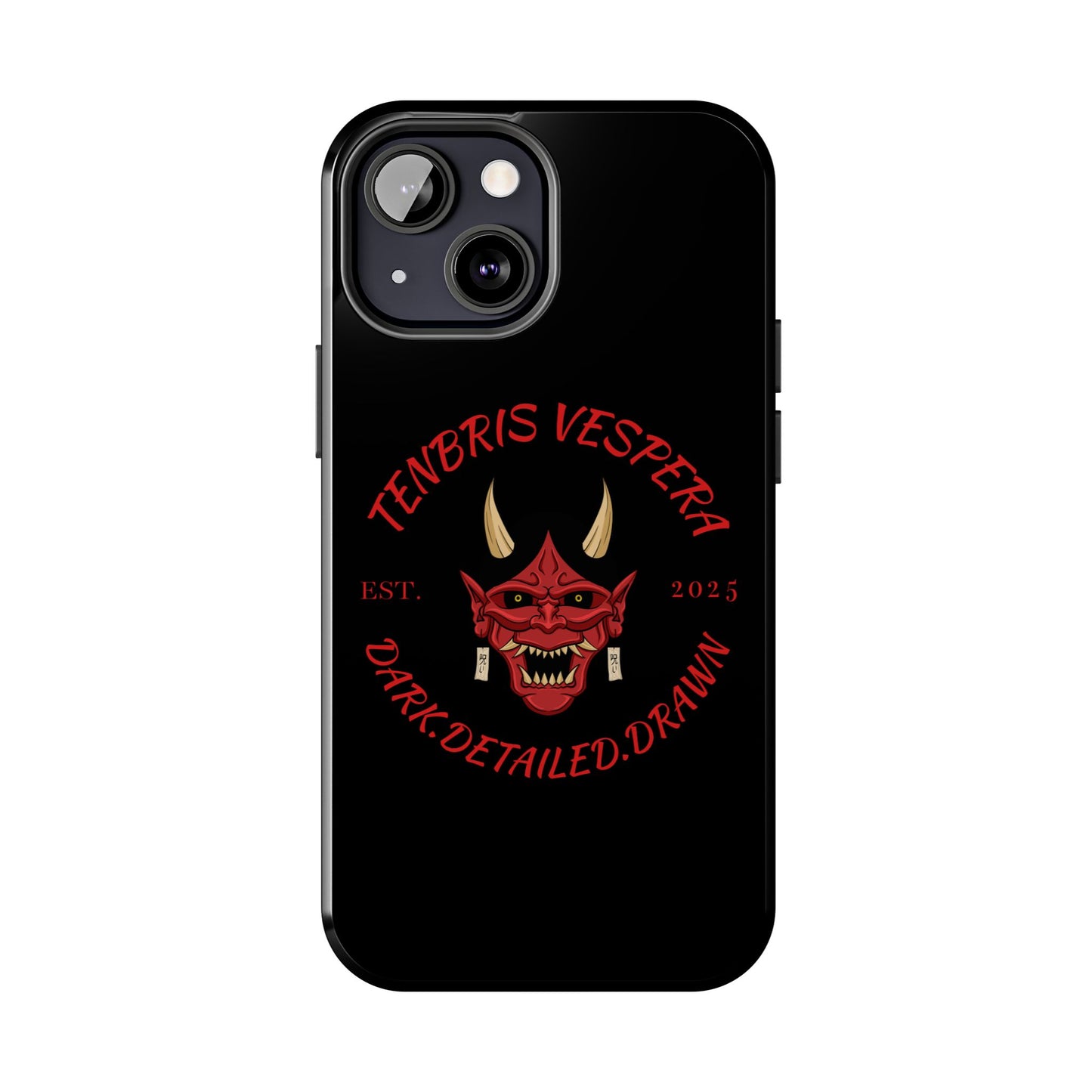 Red Oni Tough Phone Case