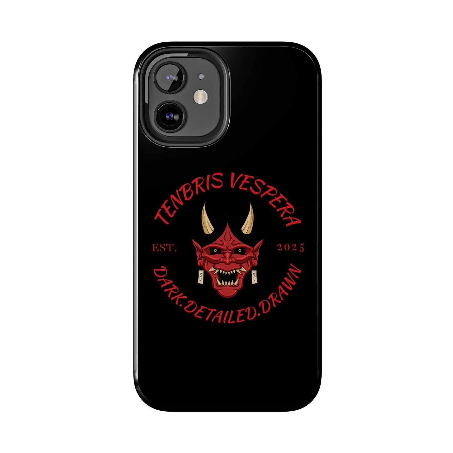 Red Oni Tough Phone Case