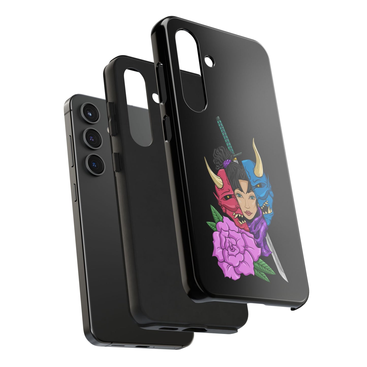 Girl Behind The Mask Tough Phone Case