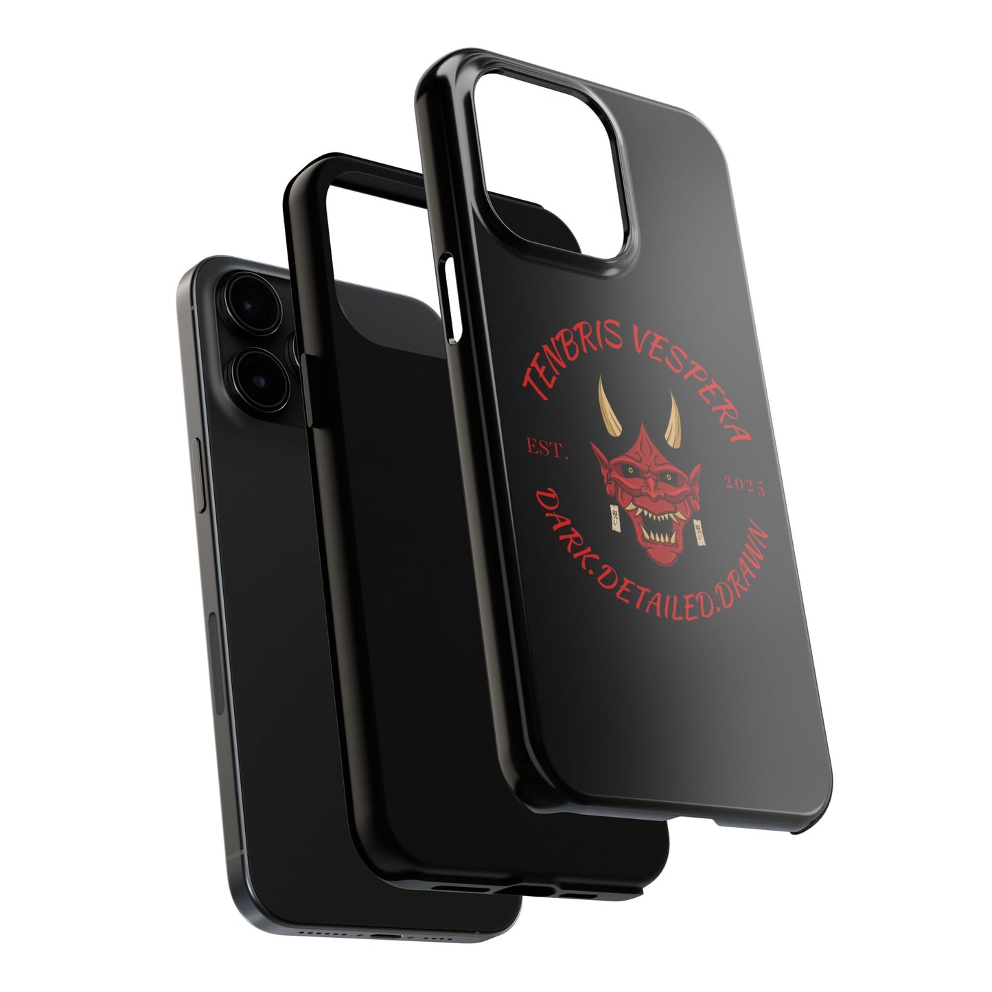 Red Oni Tough Phone Case