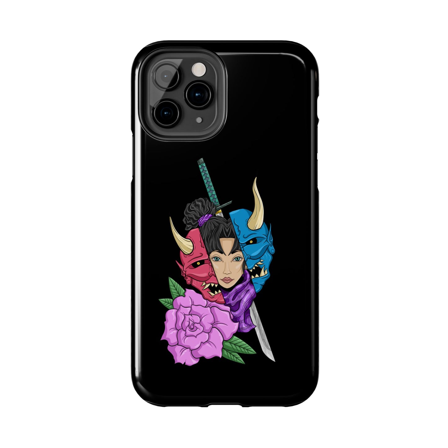 Girl Behind The Mask Tough Phone Case