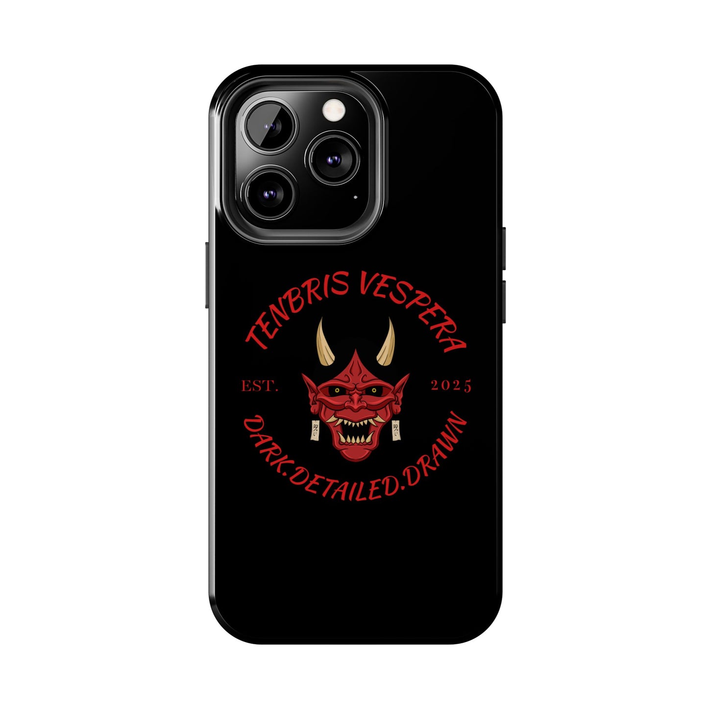 Red Oni Tough Phone Case
