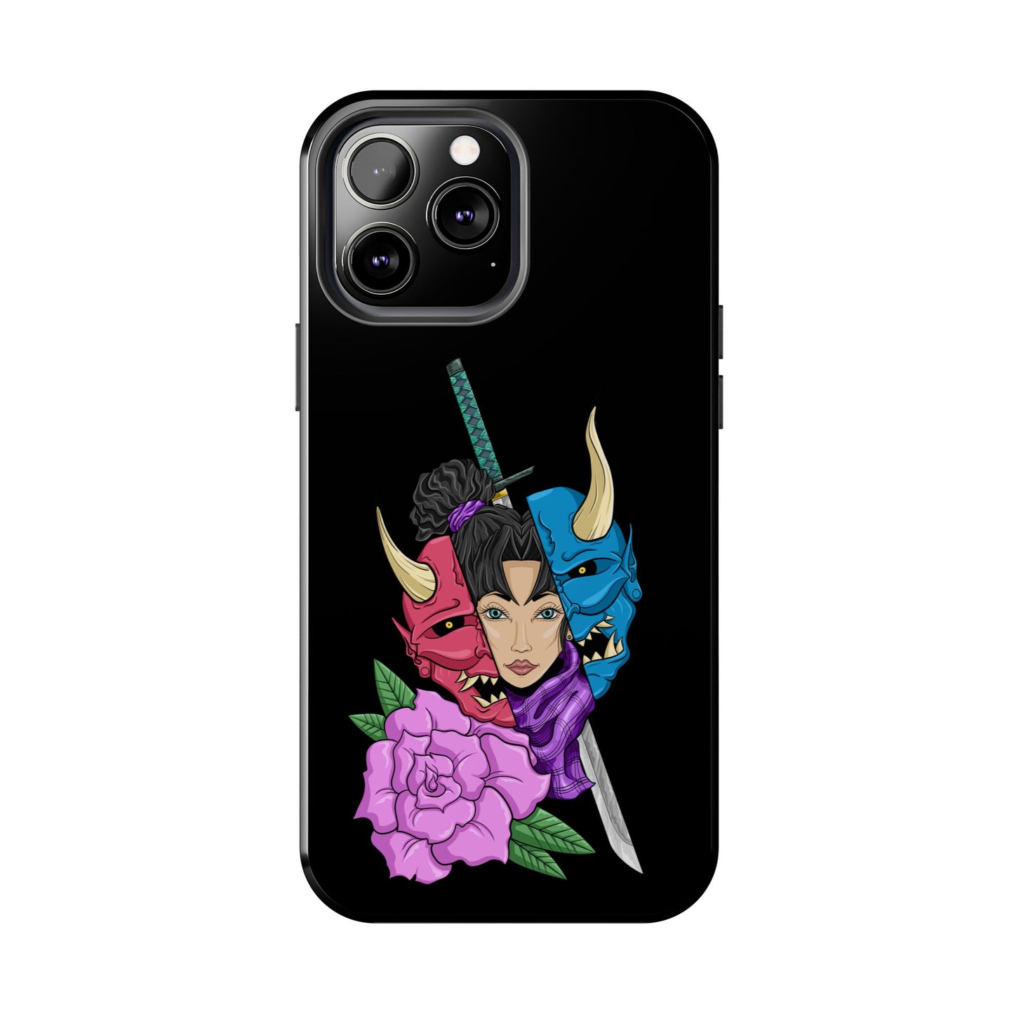 Girl Behind The Mask Tough Phone Case