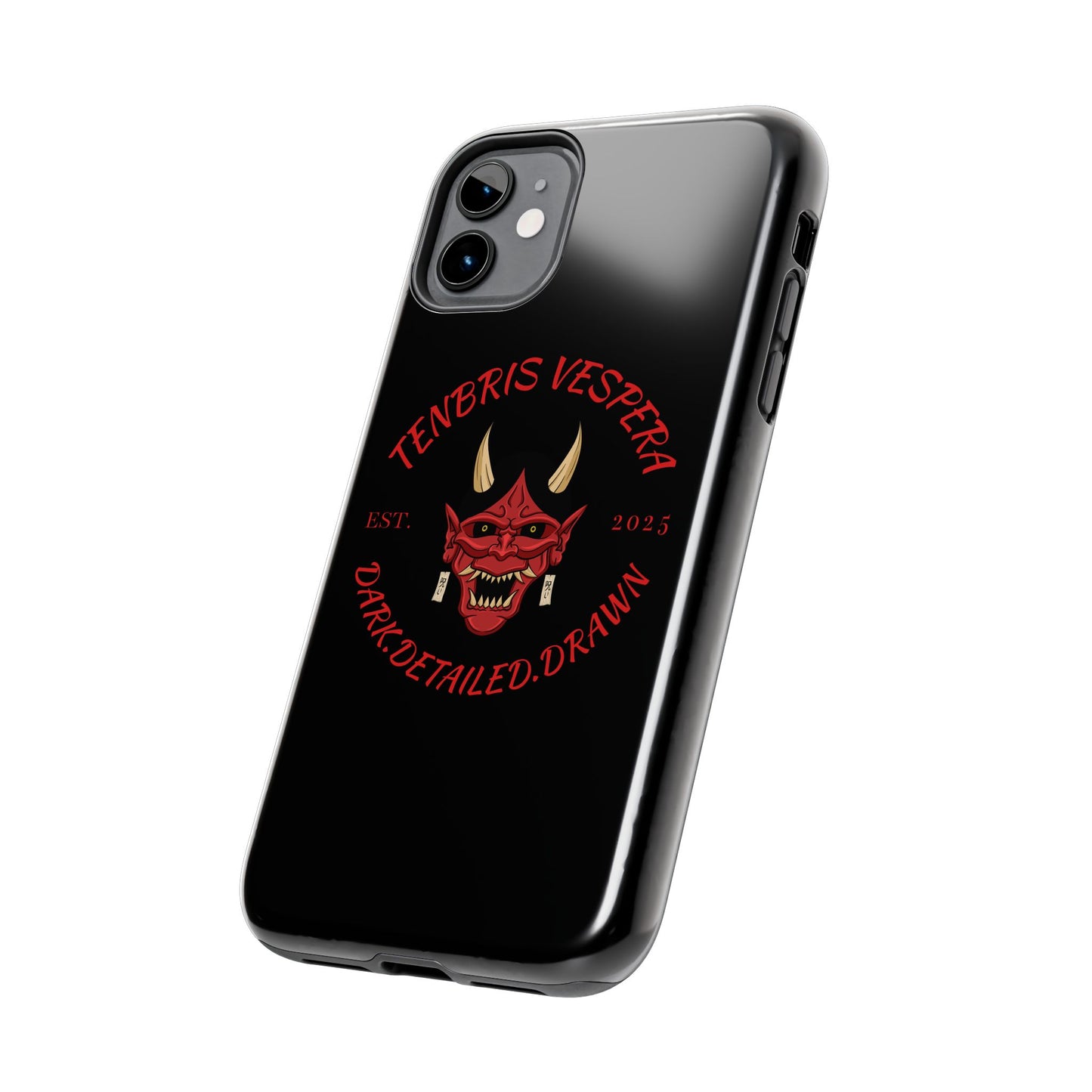 Red Oni Tough Phone Case