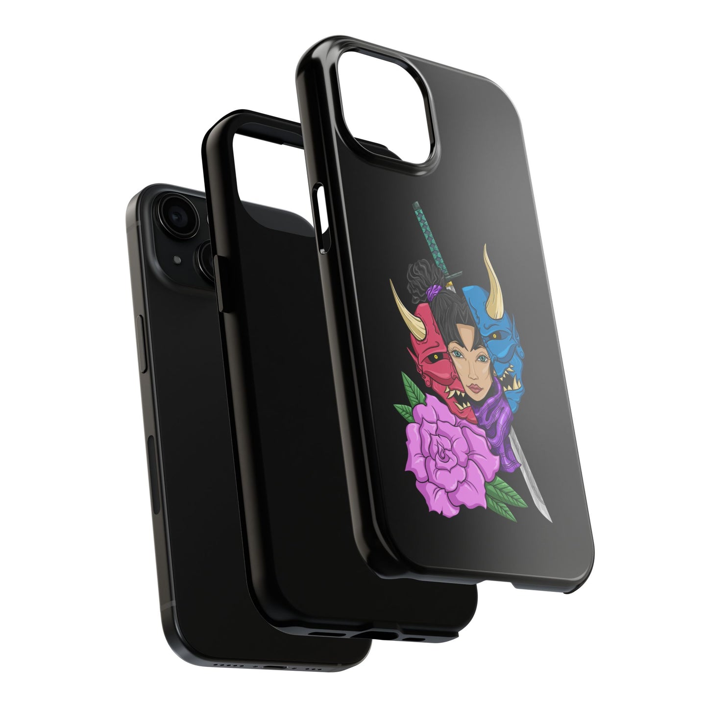 Girl Behind The Mask Tough Phone Case