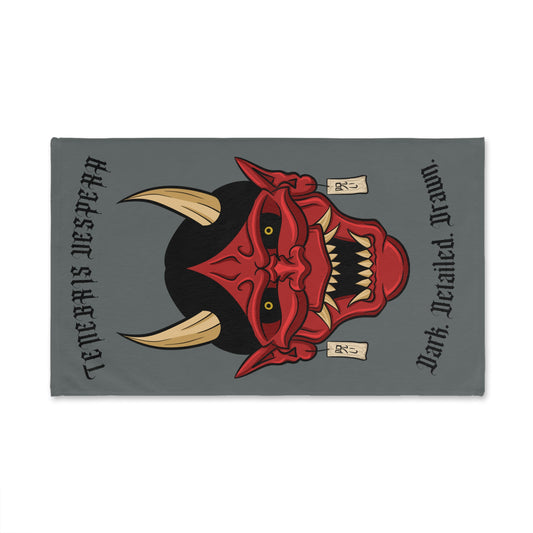 Red Oni Hand Towel