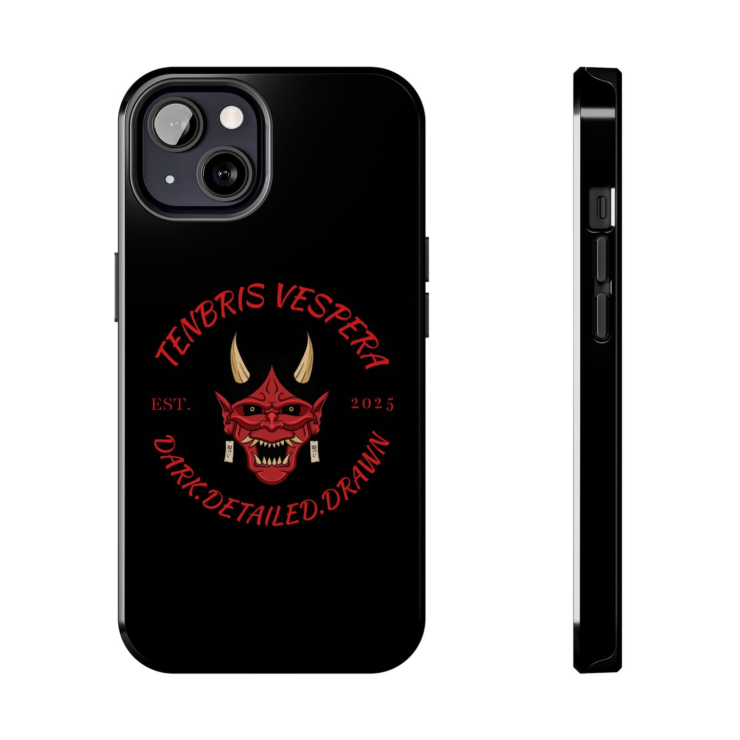Red Oni Tough Phone Case