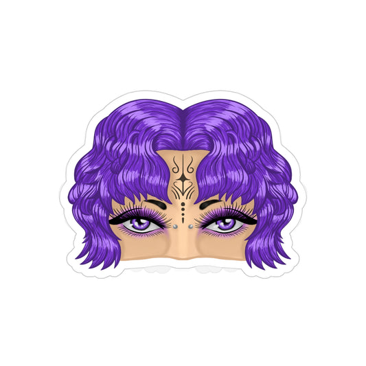 Mesmerizing Eyes Peeking Sticker