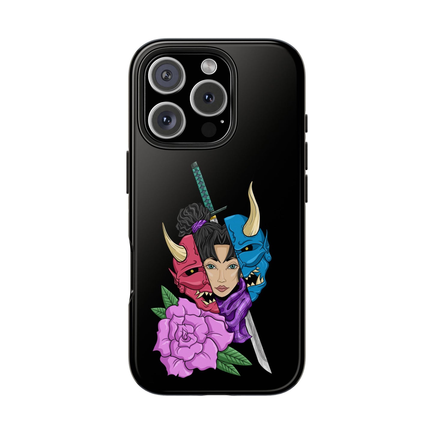 Girl Behind The Mask Tough Phone Case