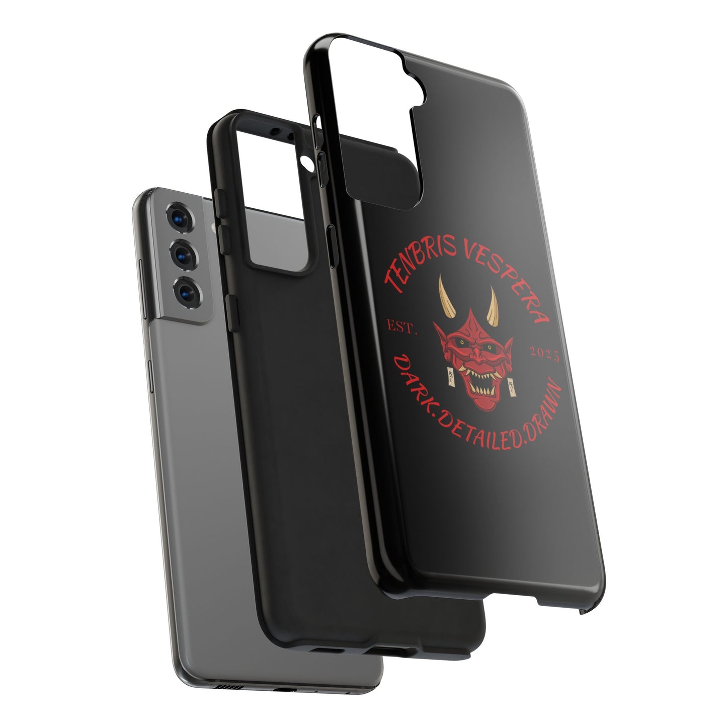 Red Oni Tough Phone Case