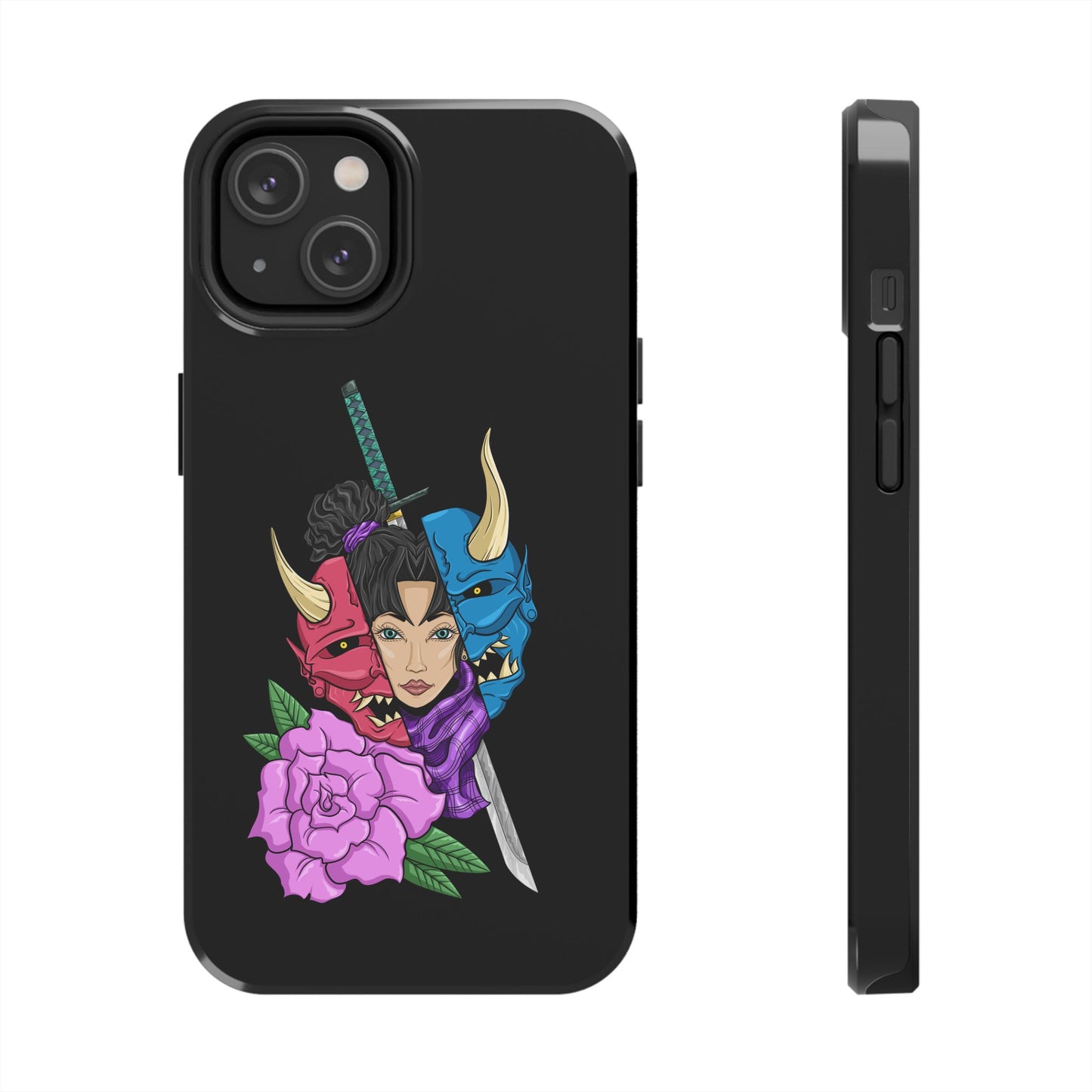 Girl Behind The Mask Tough Phone Case