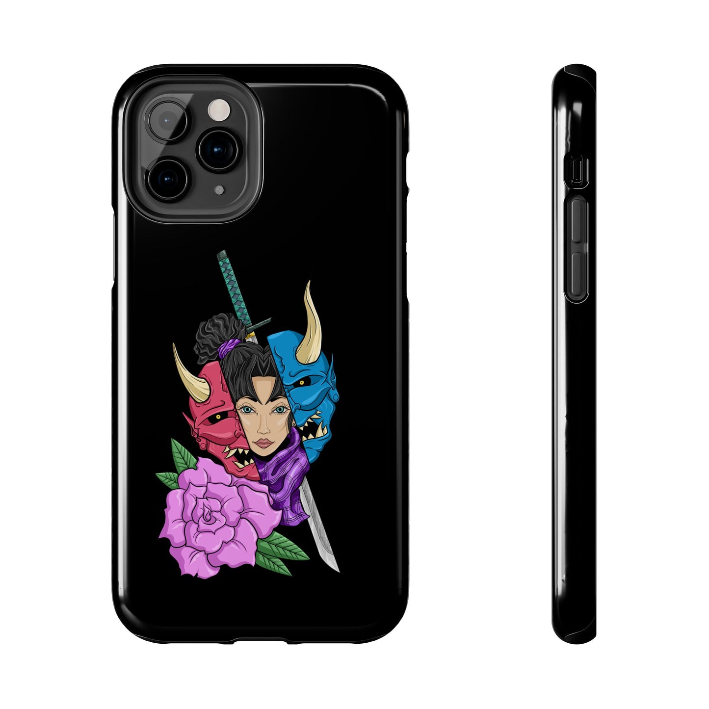 Girl Behind The Mask Tough Phone Case