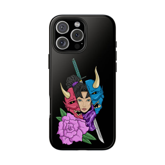 Girl Behind The Mask Tough Phone Case iPhone 16 Pro Max