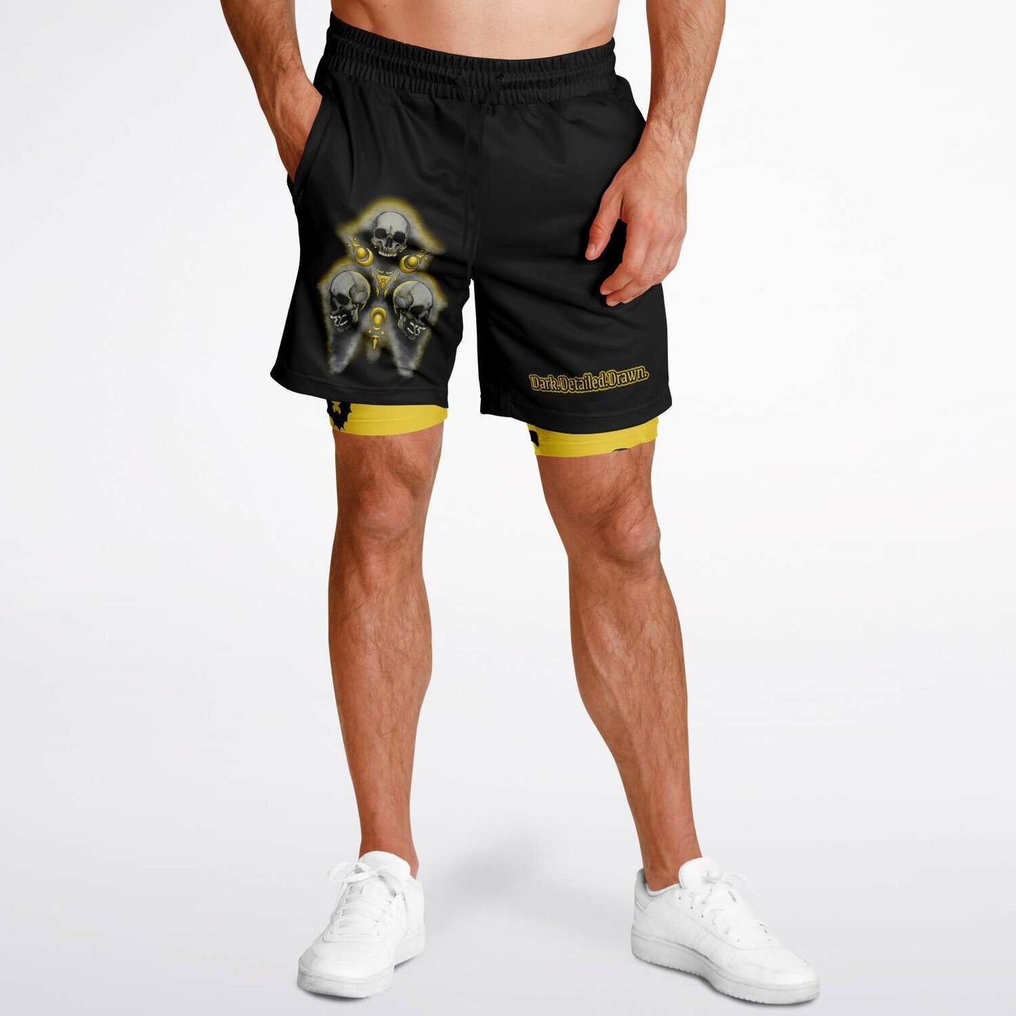 Golden Trifecta Men's 2-in-1 Shorts