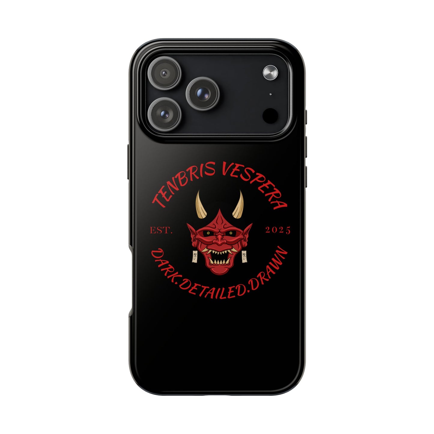 Red Oni Tough Phone Case iPhone 17 Pro Max