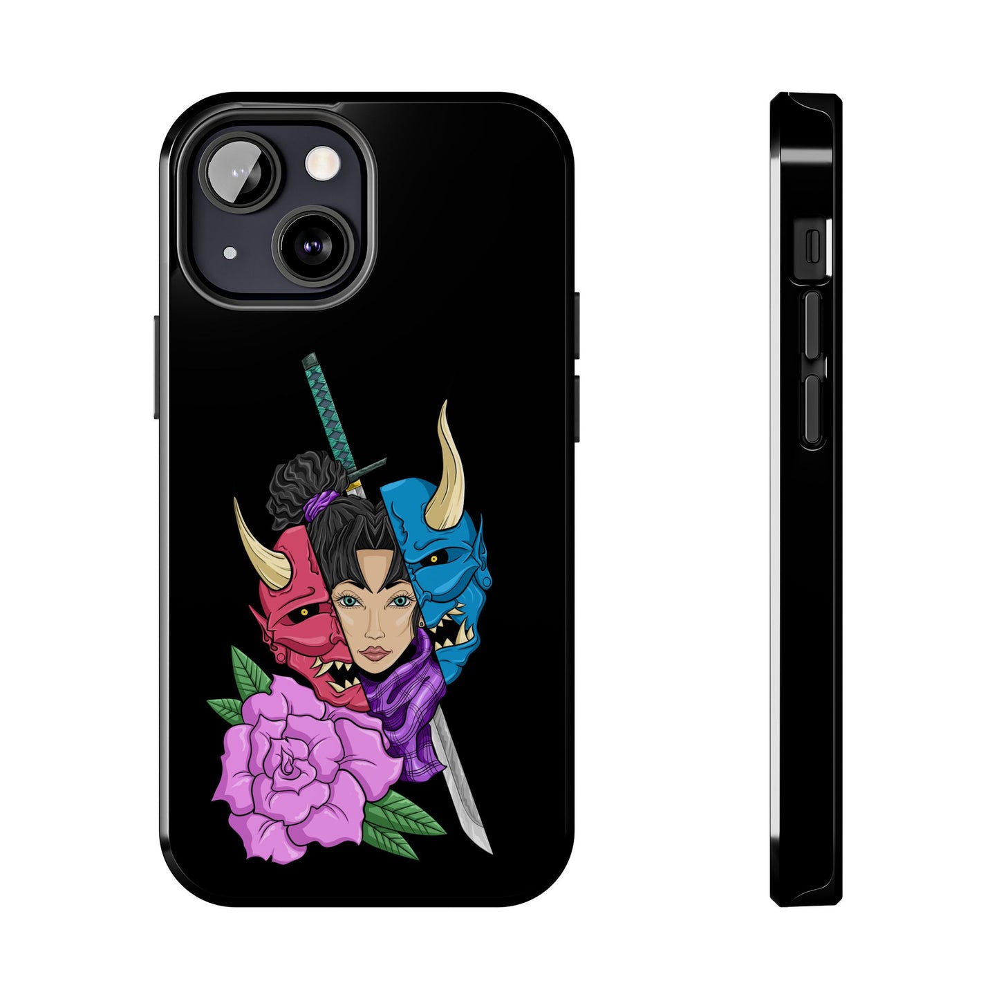 Girl Behind The Mask Tough Phone Case