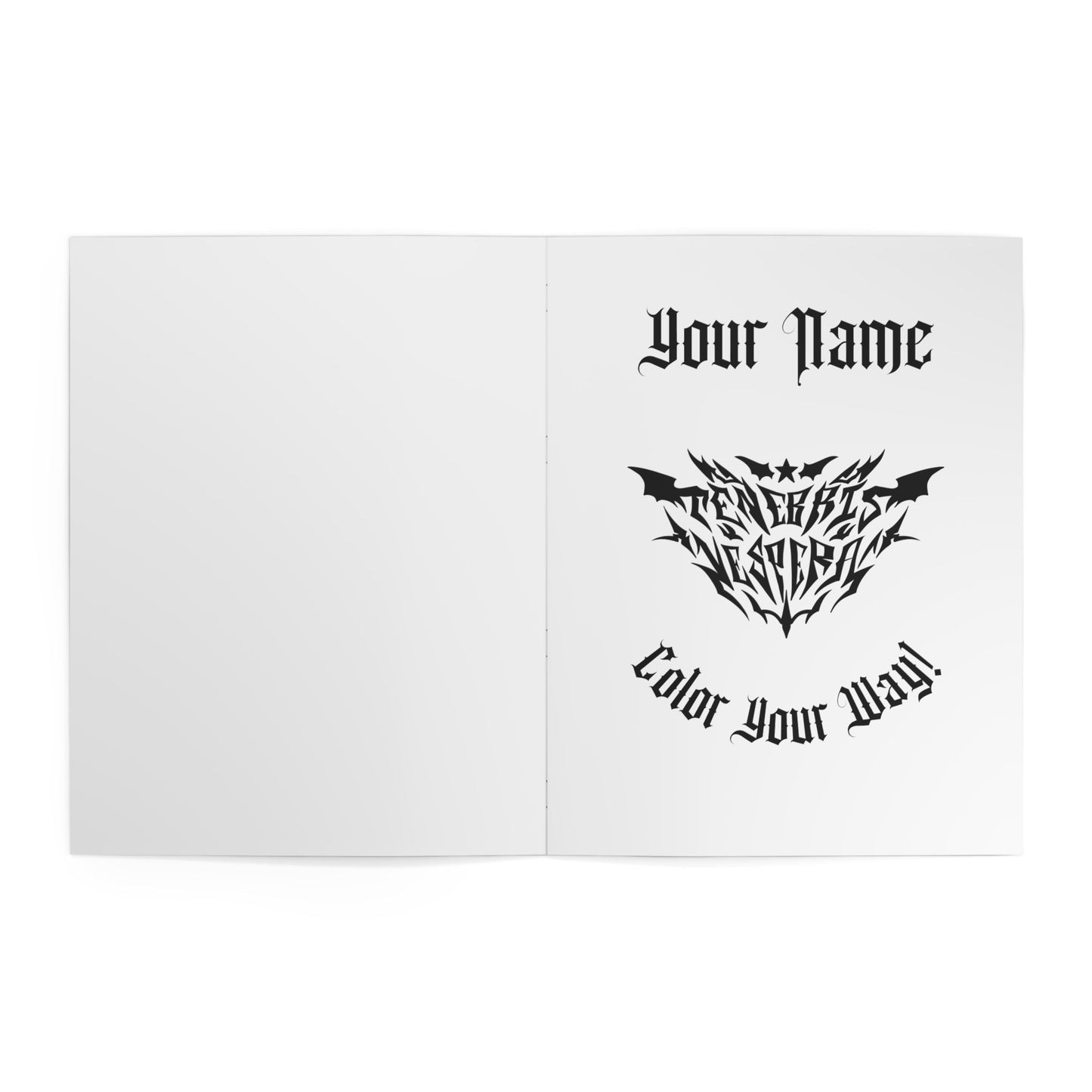 Tenebris Vespera Designs Coloring Book