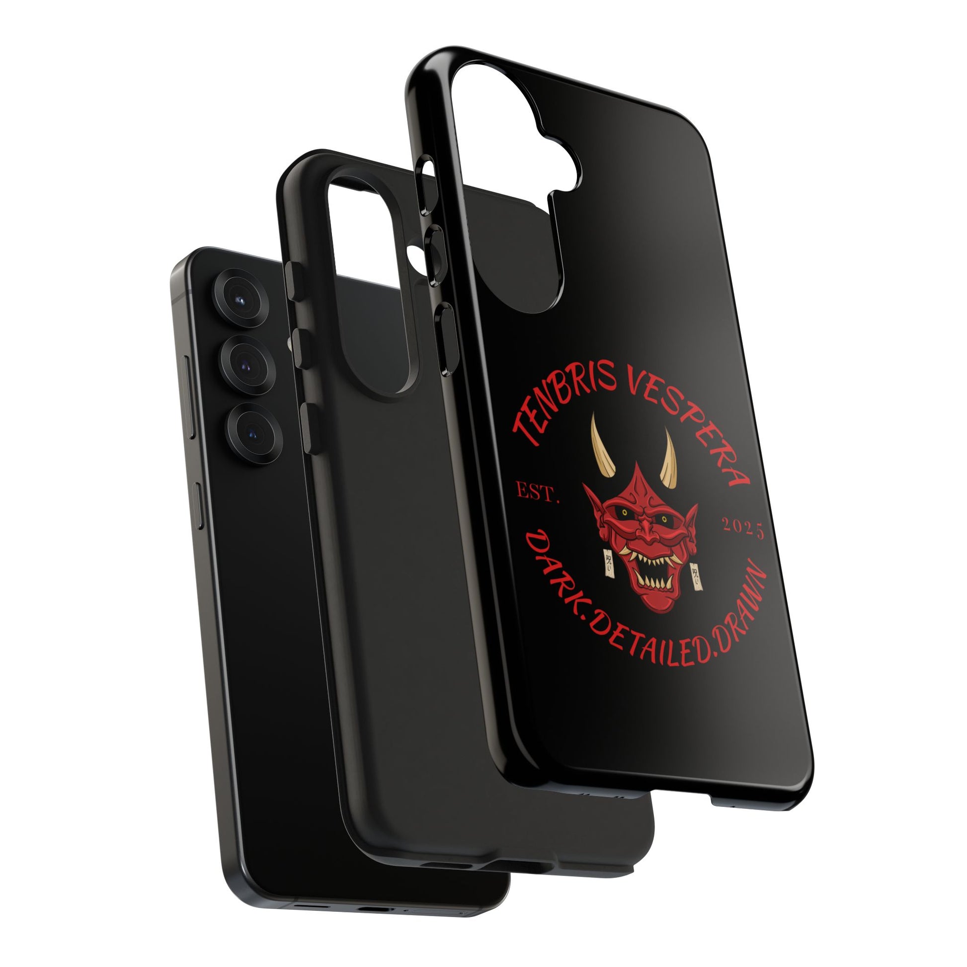 Red Oni Tough Phone Case