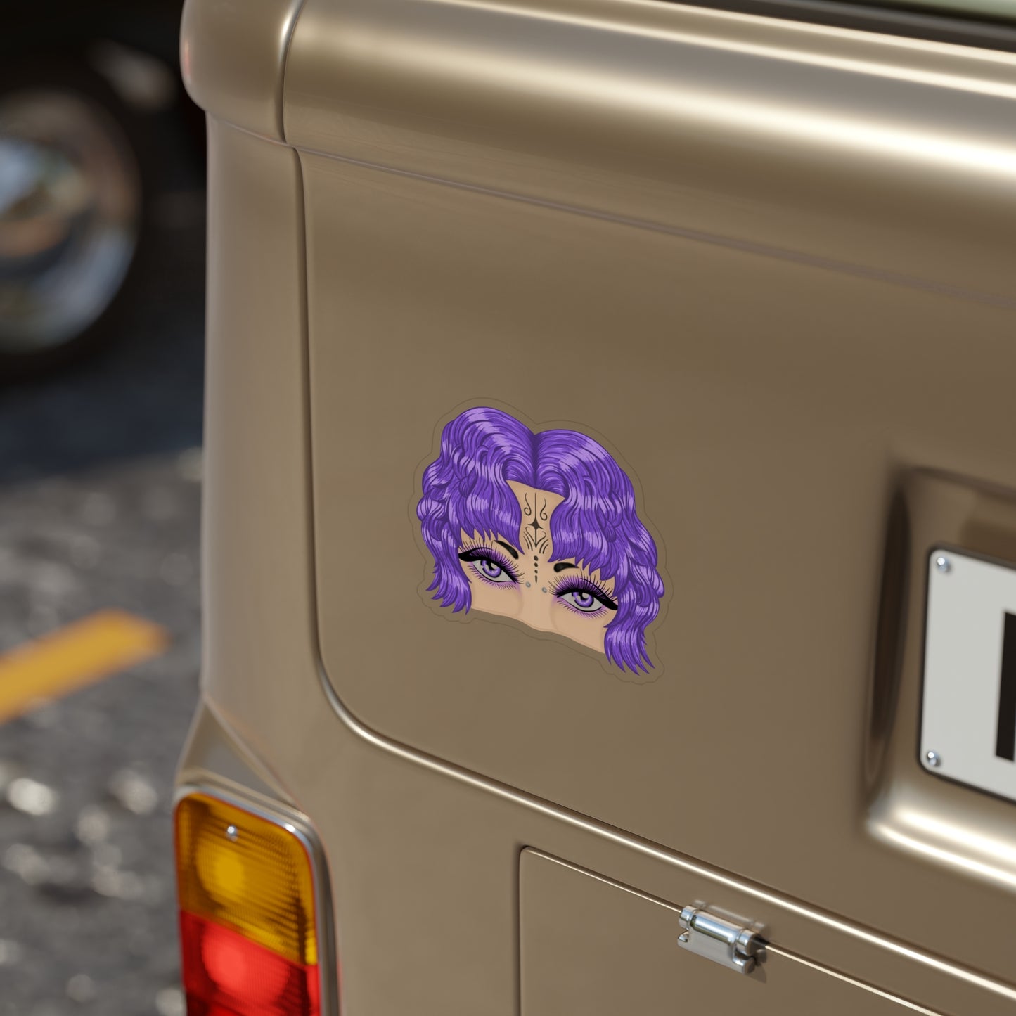 Mesmerizing Eyes Peeking Sticker