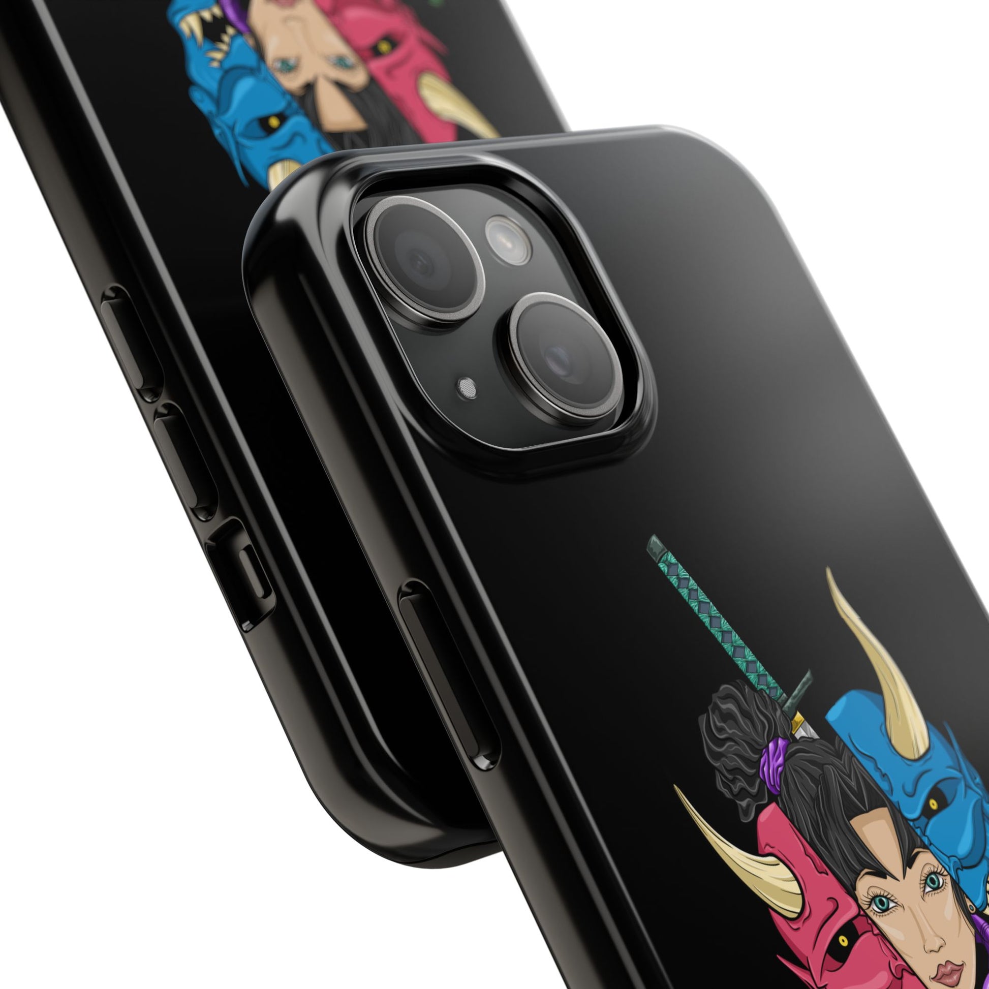 Girl Behind The Mask Tough Phone Case