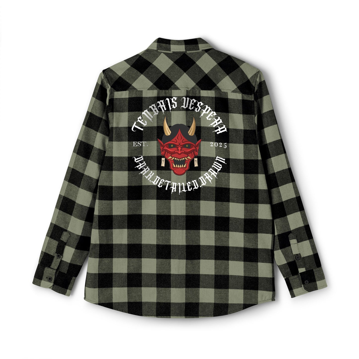 Red Oni Unisex Flannel Shirt