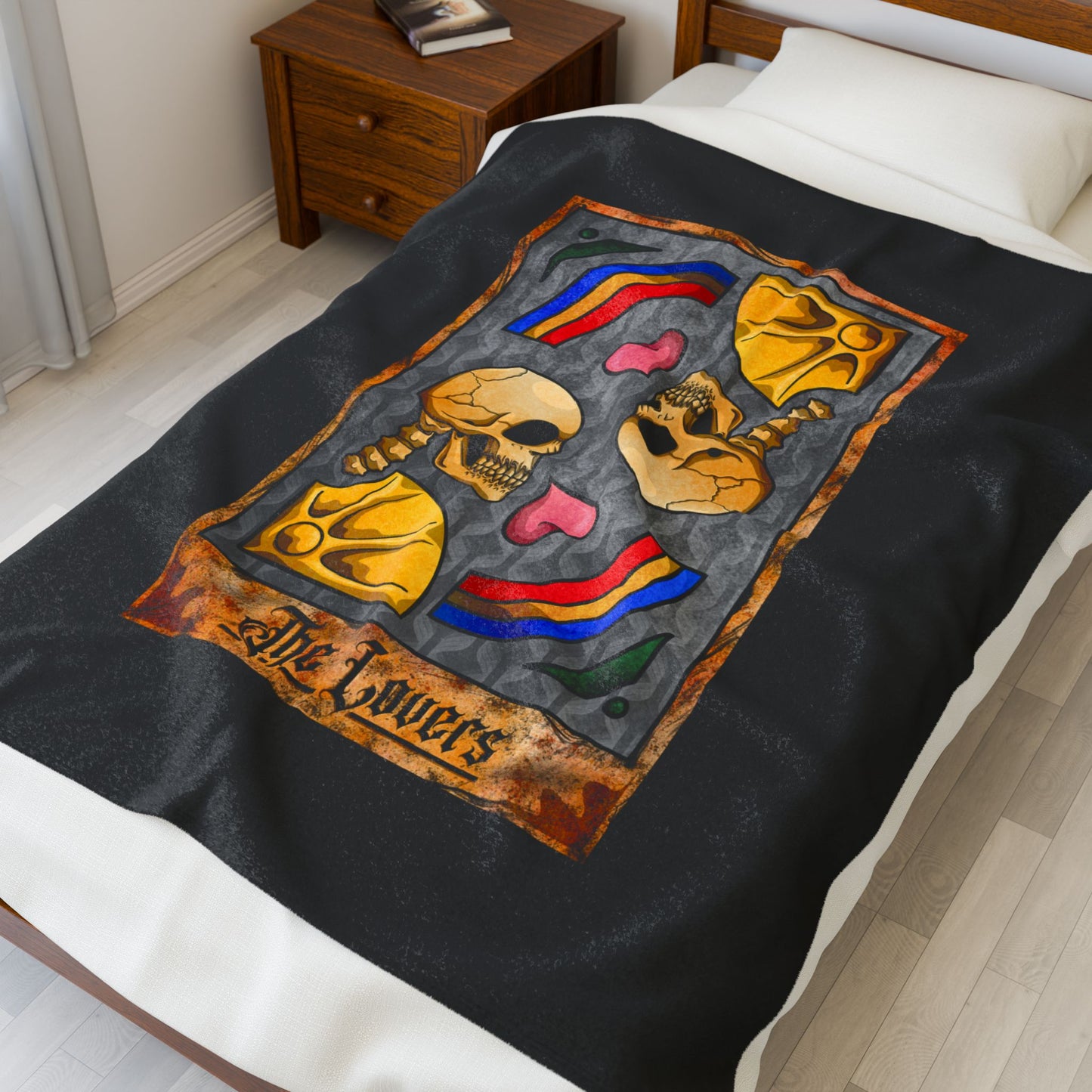 The Lovers Tarot — Velveteen Blanket