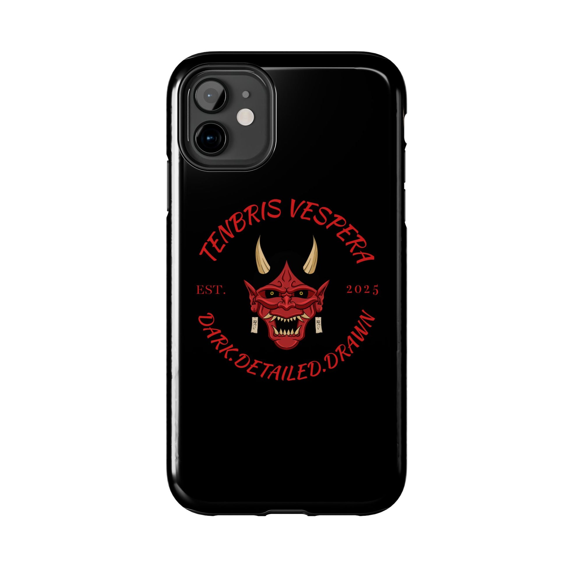 Red Oni Tough Phone Case
