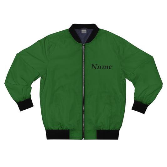 Echoes of Excellence Green Men’s Bomber Jacket 5XL