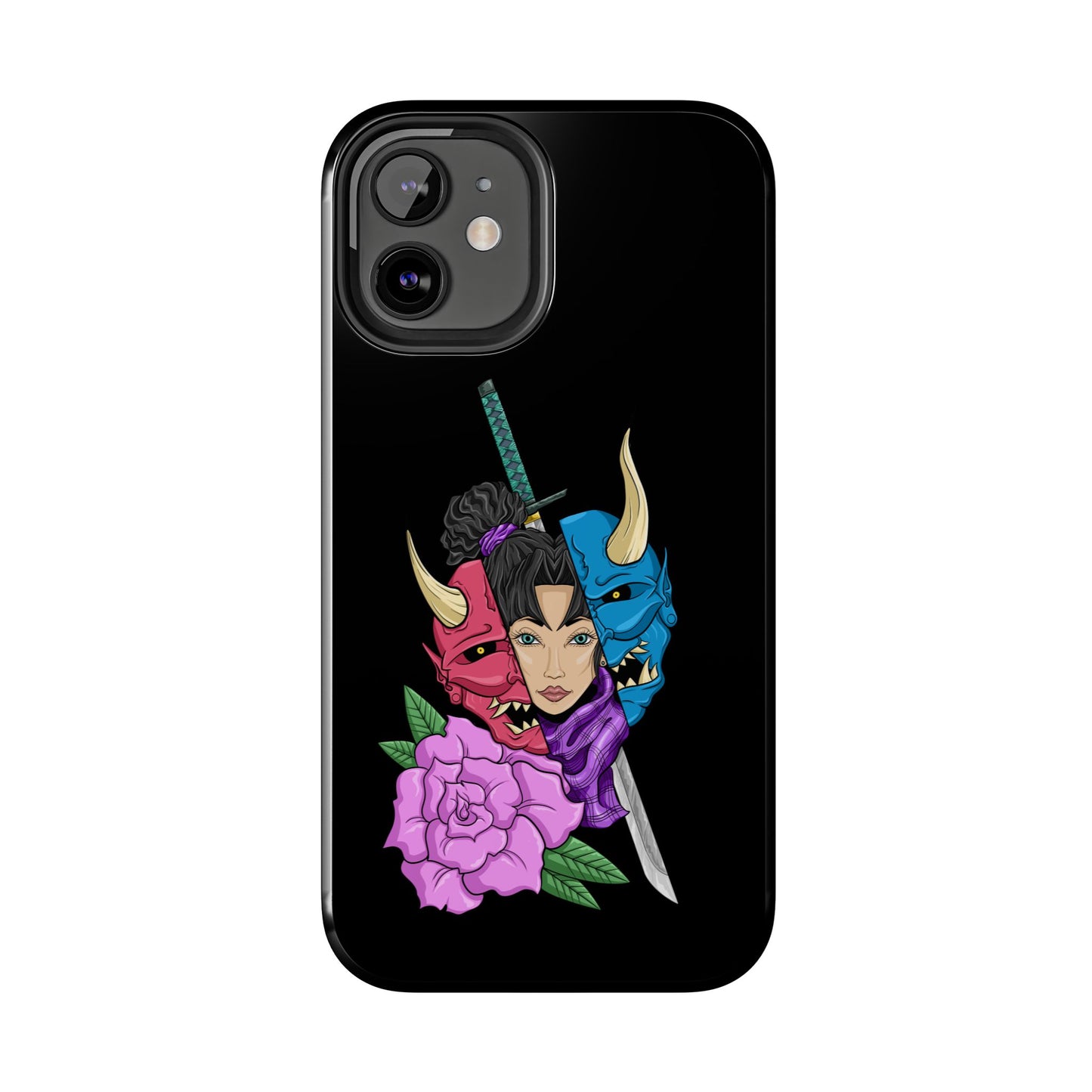 Girl Behind The Mask Tough Phone Case
