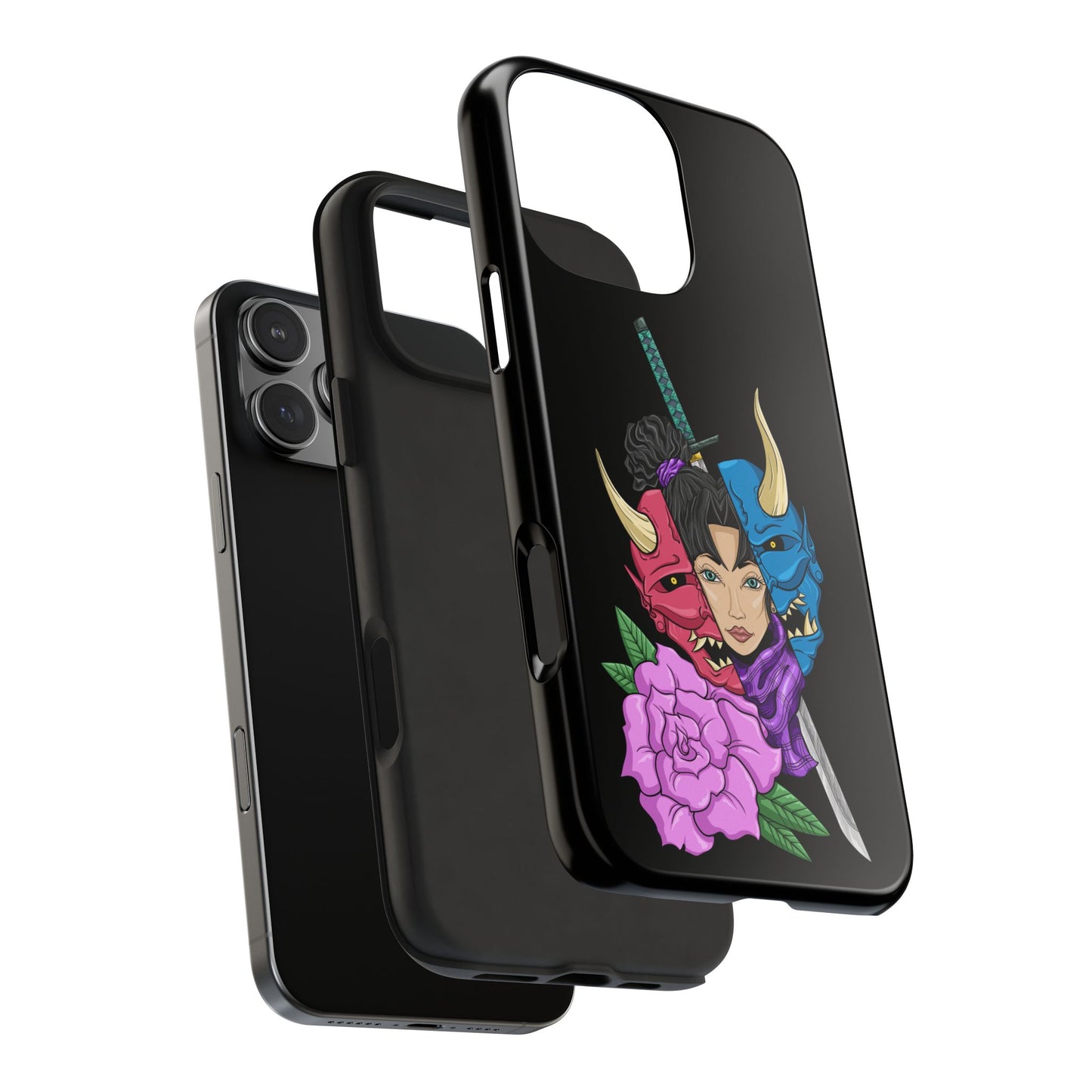 Girl Behind The Mask Tough Phone Case