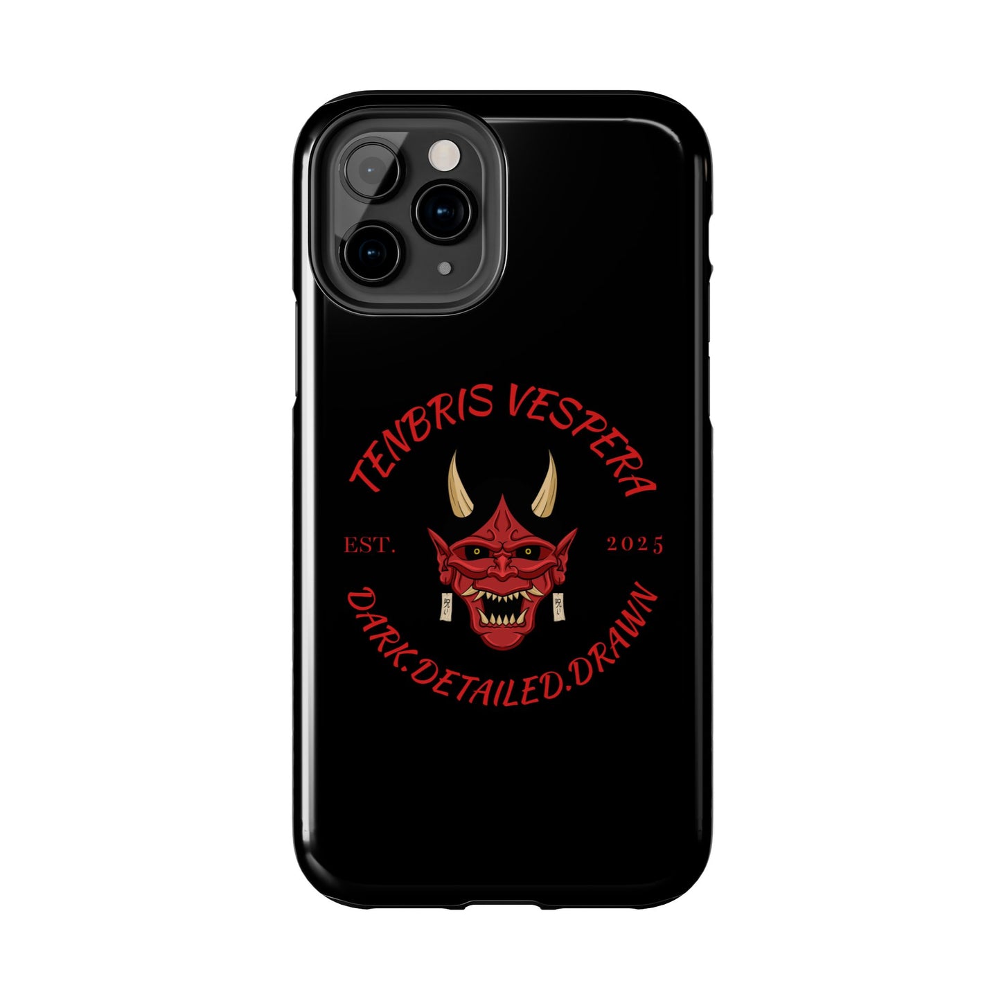 Red Oni Tough Phone Case